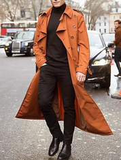 Simon | Modern herrtrenchcoat med enkel design