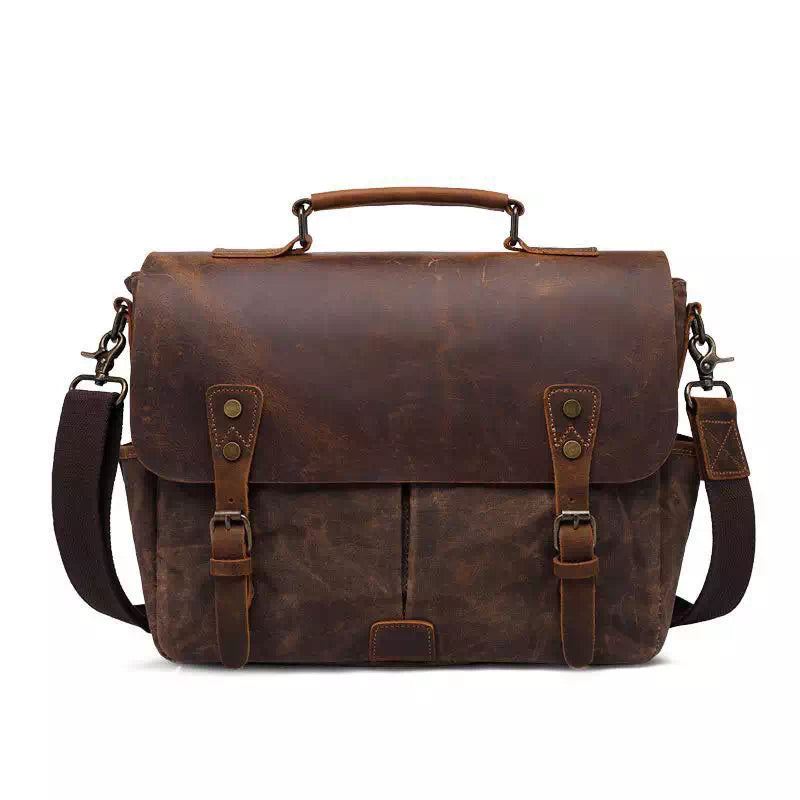 Victor | Robust canvas-axelväska