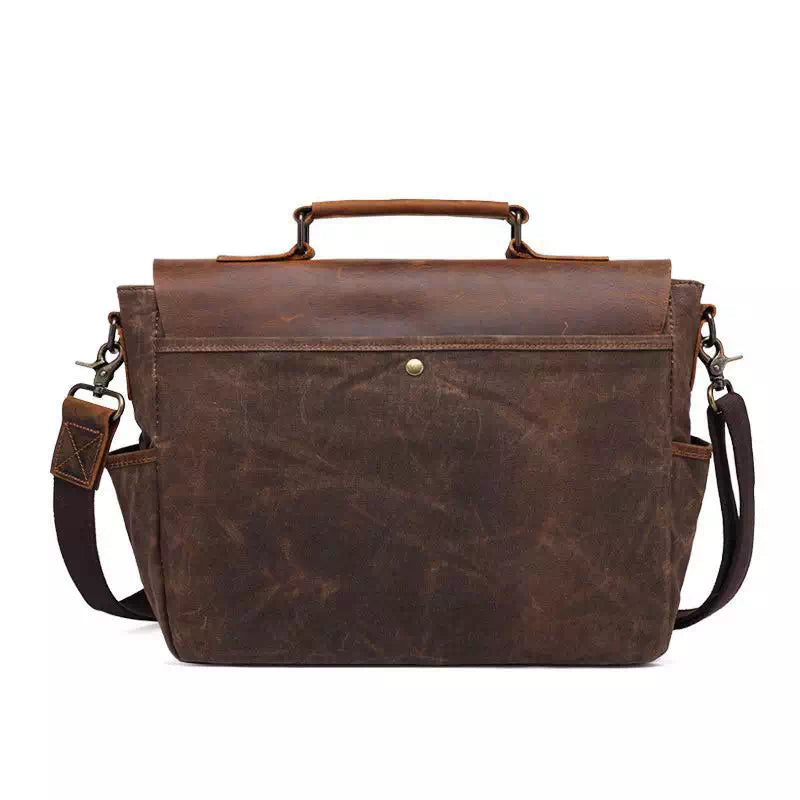 Victor | Robust canvas-axelväska