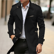 Maximilian | Elegant avslappnad trenchcoat för herrar