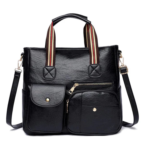 Eva | Multifunktionale PU-Leder Schultertasche