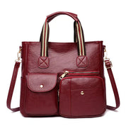 Eva | Multifunktionale PU-Leder Schultertasche