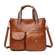 Eva | Multifunktionale PU-Leder Schultertasche