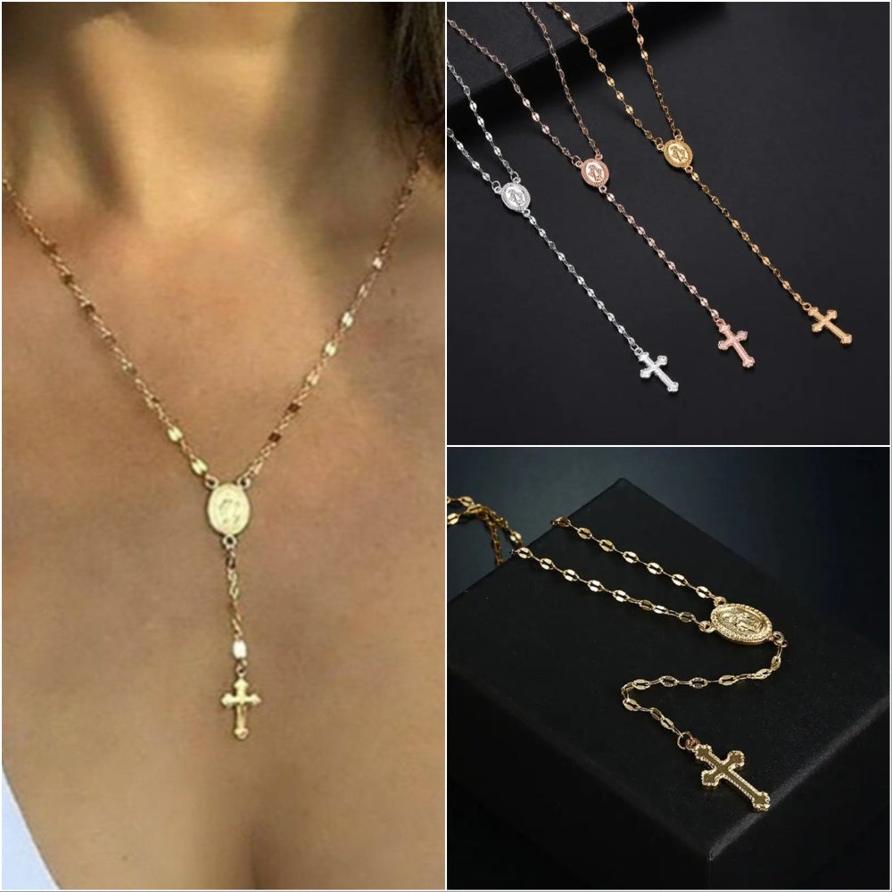 Emma | Elegant rosenkranshalsband för damer