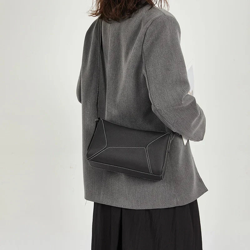 Luna | Elegant läder axelväska