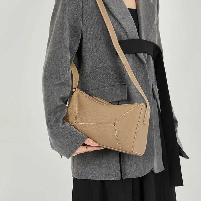 Luna | Elegant läder axelväska