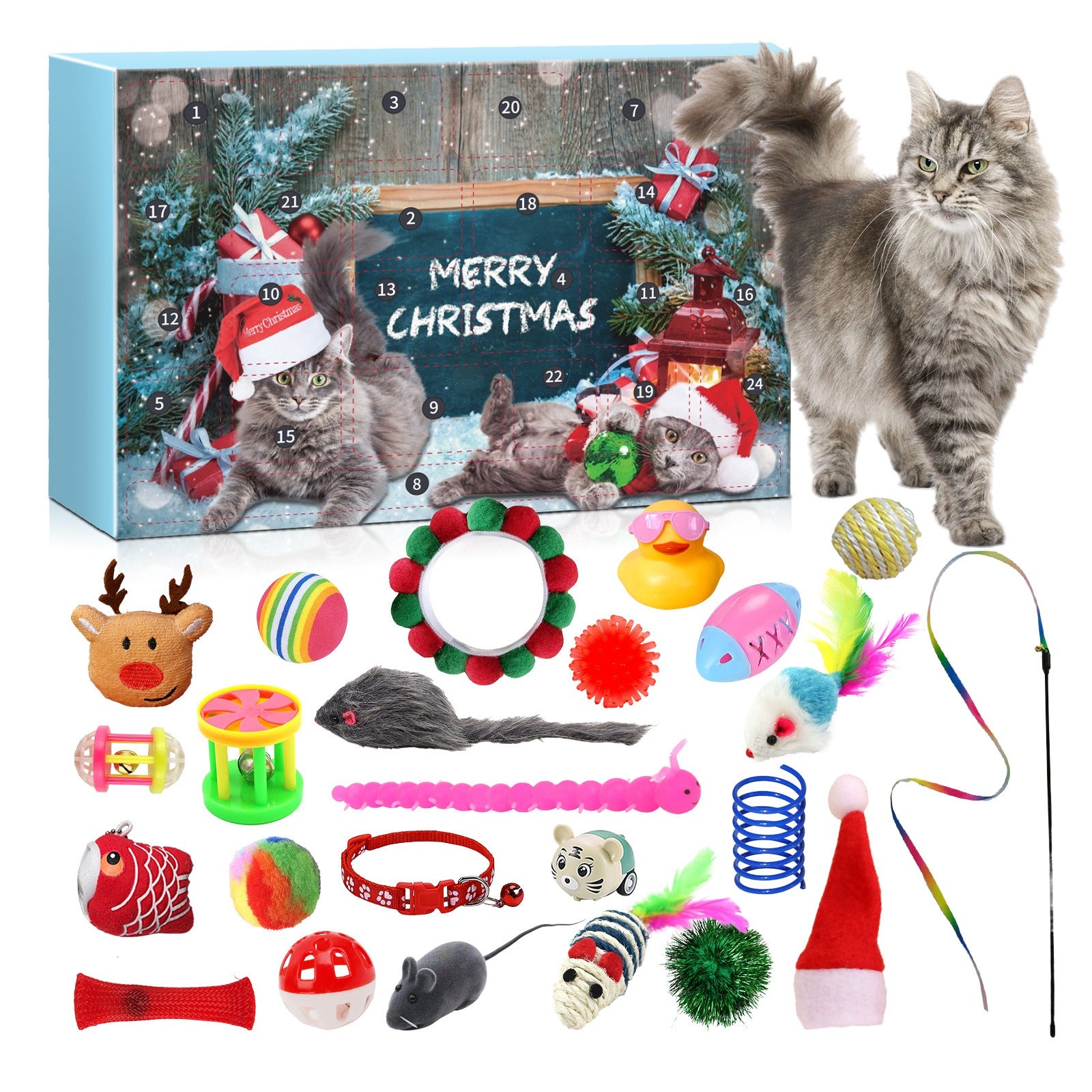 FelineFest | Interaktiver Katzen-Adventskalender mit tollen Spielzeugen und Leckereien